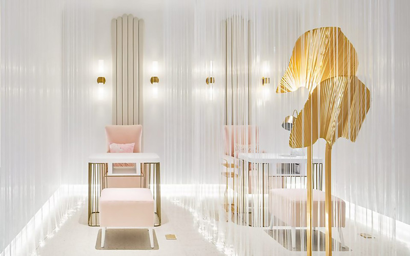 陸家嘴簡約時(shí)尚美容會(huì)所設(shè)計(jì)裝潢圖